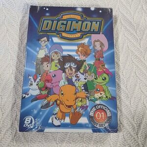 Digimon Digital Monsters The Official First Season 01 8-DVD Set New Sealed